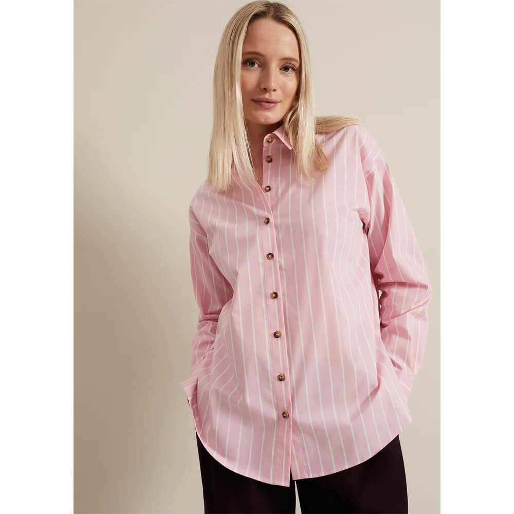 Pink striped piglet shirt on sale